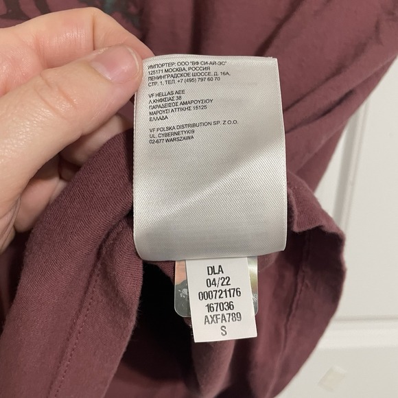 The North Face Small Marrón Womens Short Sleeve‎ T-Shirt - Picture 5 of 8